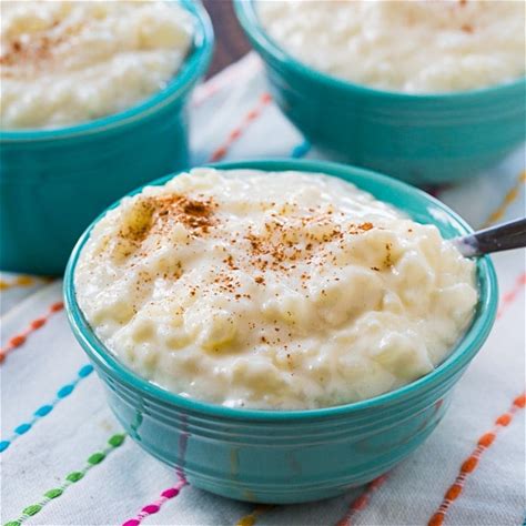 Rice Pudding with Cinnamon