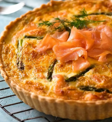 Salmon Quiche (Gluten Free)