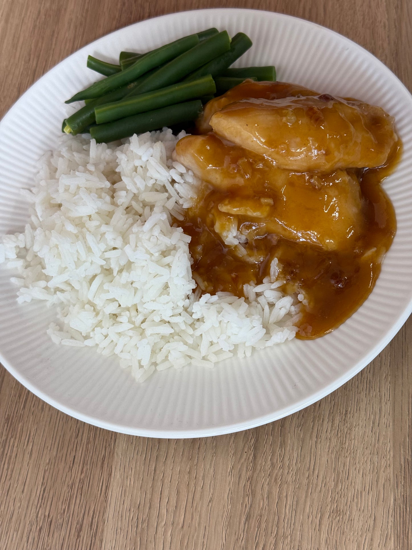 Apricot Chicken with Rice