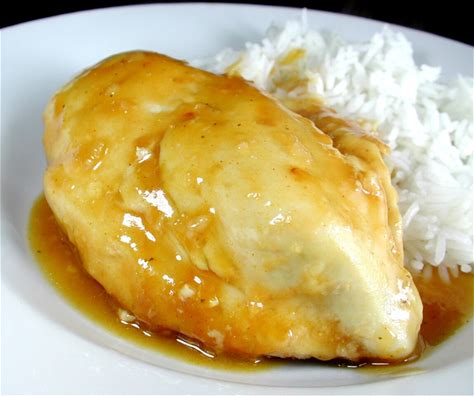 Apricot Chicken with Rice