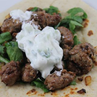 Lamb Yiros Kebab Wrap