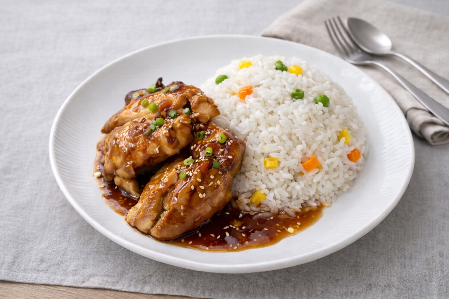 Teriyaki Chicken with Rice – Open Sauce Kitchen