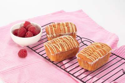 Melinda’s White Chocolate & Raspberry Mini Loaf (Gluten-Free)