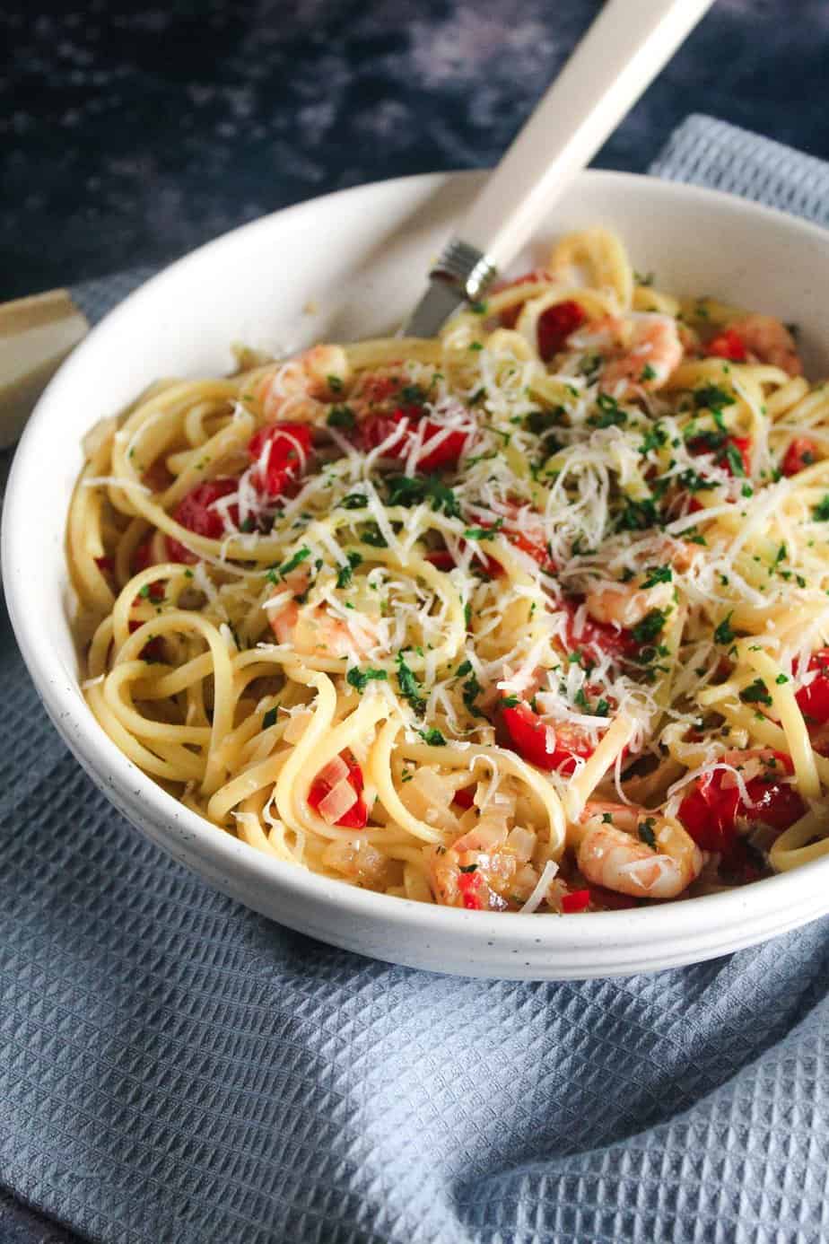 Prawn Linguini
