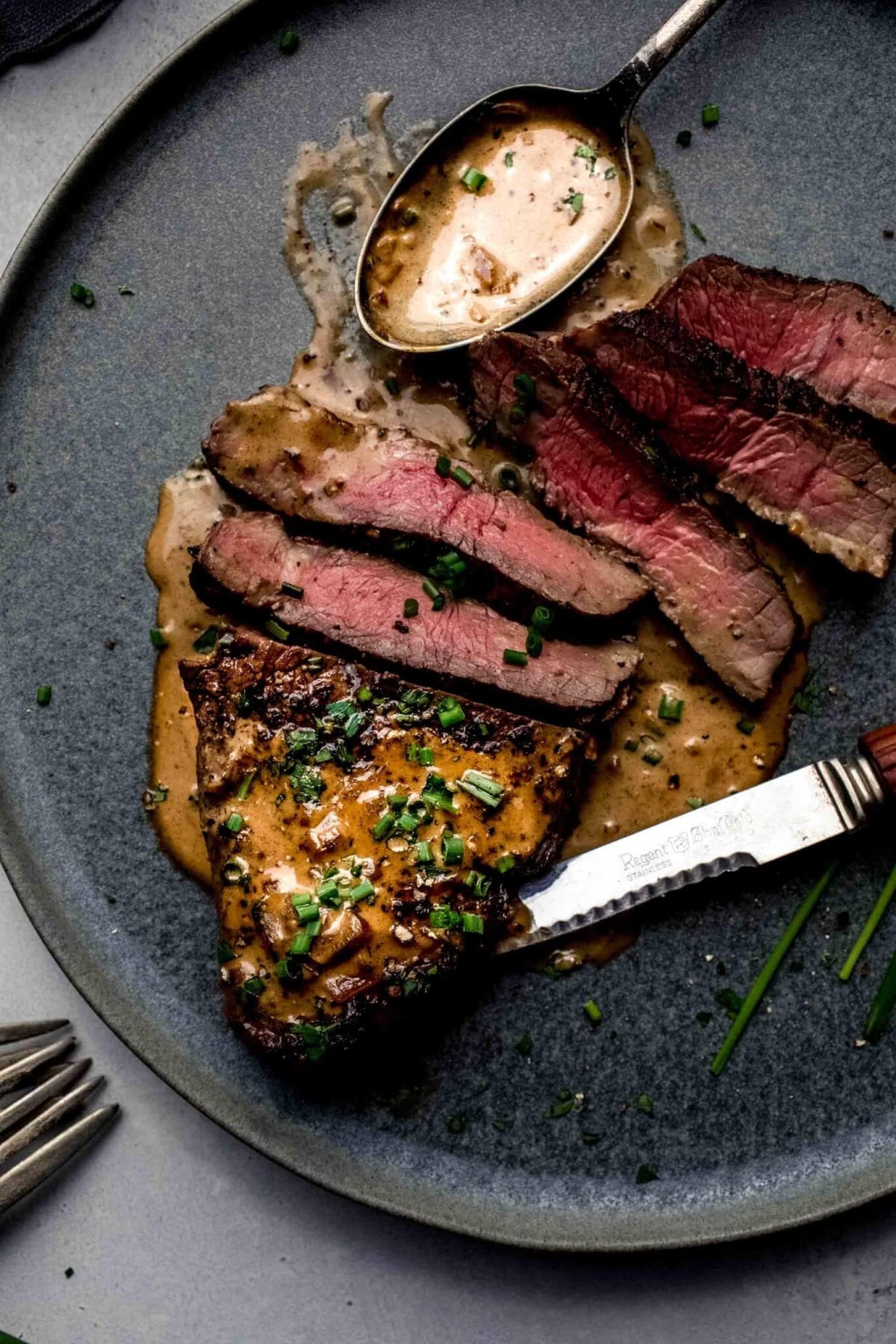 Steak with Pepper Sauce