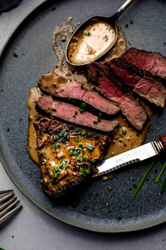 Steak with Pepper Sauce